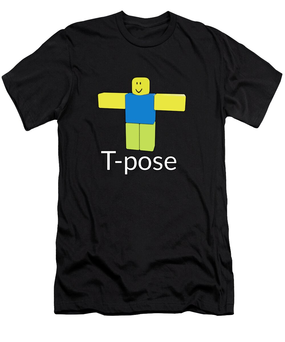 Roblox Noob T-Pose T-Shirt by Vacy Poligree - Pixels