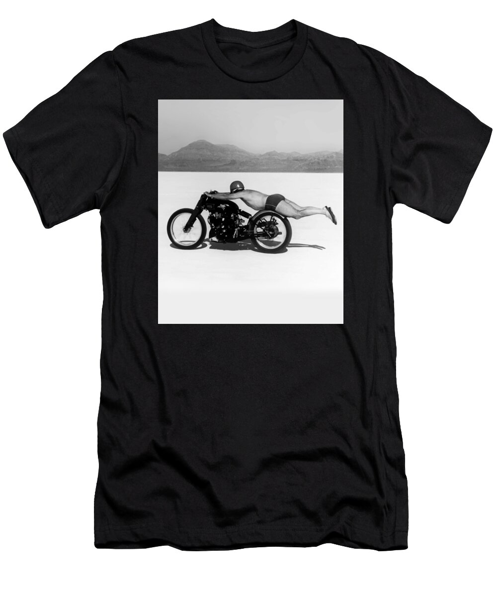 Rollie Free T-Shirt featuring the photograph Roland Rollie Free by Mark Rogan