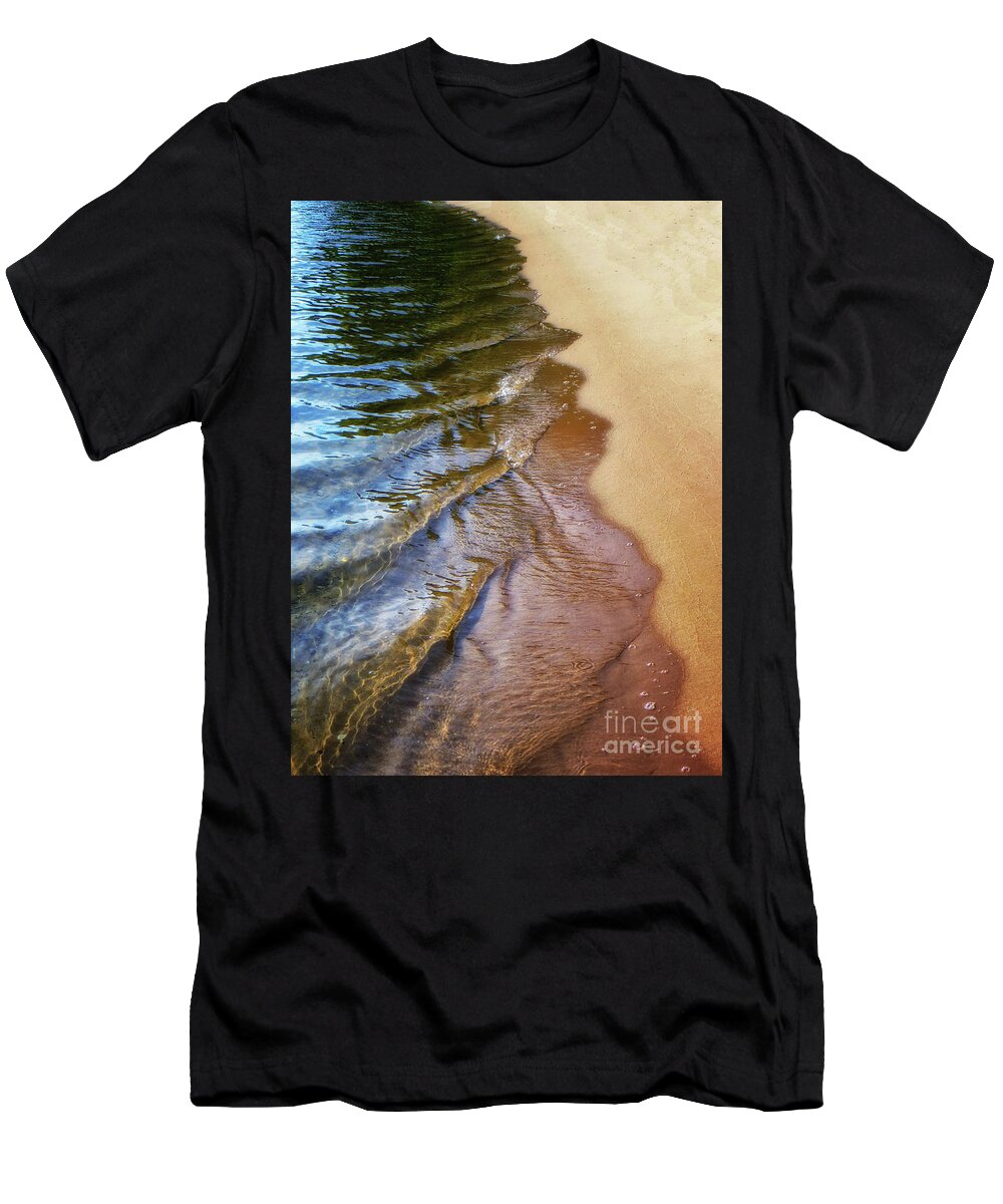 Beach T-Shirt featuring the photograph Rolling In by AnnMarie Parson-McNamara