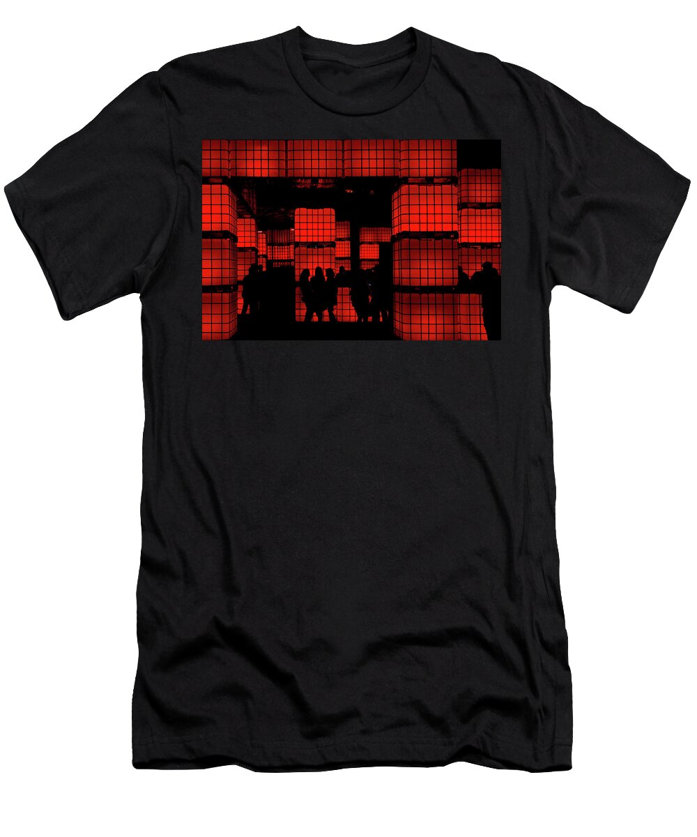 Red T-Shirt featuring the photograph Rubik's Dream by Andrew Paranavitana