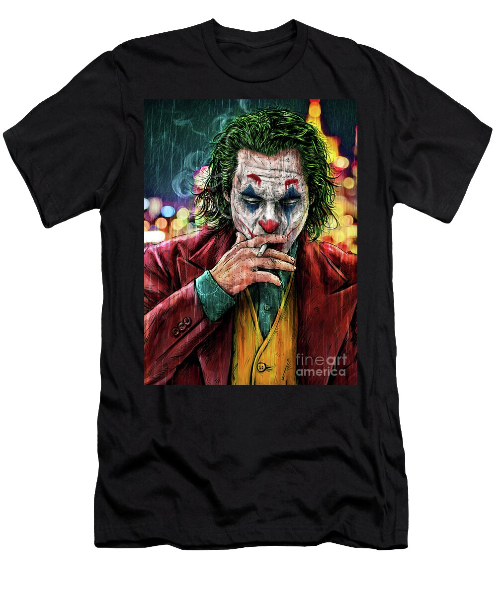Destructief puur Wrak Smoking Joker pt. 01 T-Shirt by JustCallMeAcar - Pixels