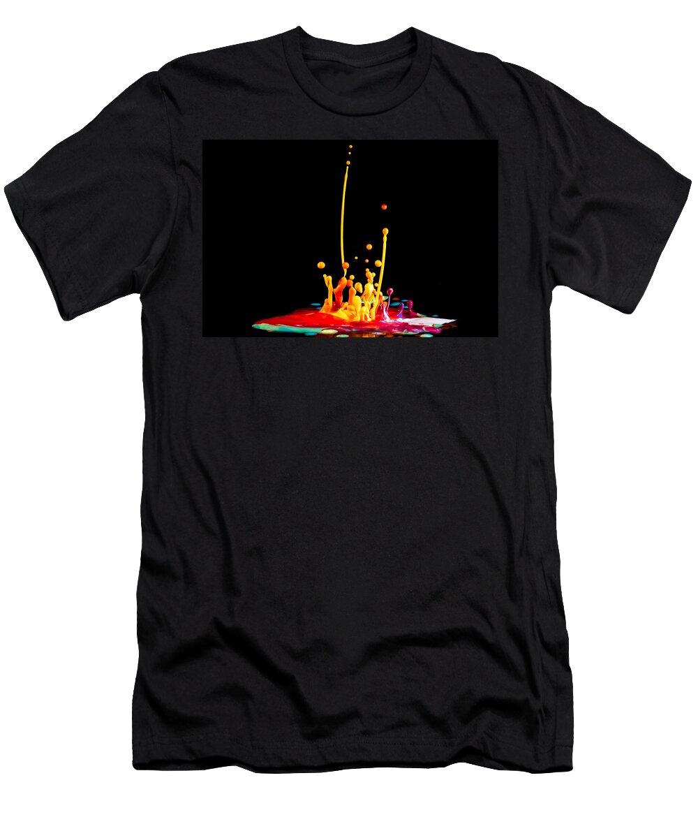 Water Sculpture T-Shirt featuring the photograph Sonic Brew by Anthony Sacco