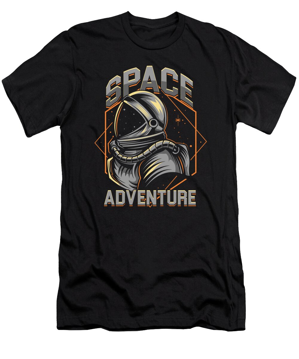 Jupiter T-Shirt featuring the digital art Space Adventure I Love My Planet Space Galaxy by Thomas Larch