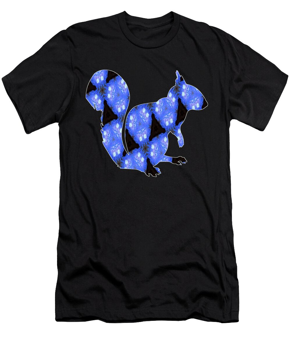 Animal T-Shirt featuring the digital art Squirrel 322 by Lin Watchorn