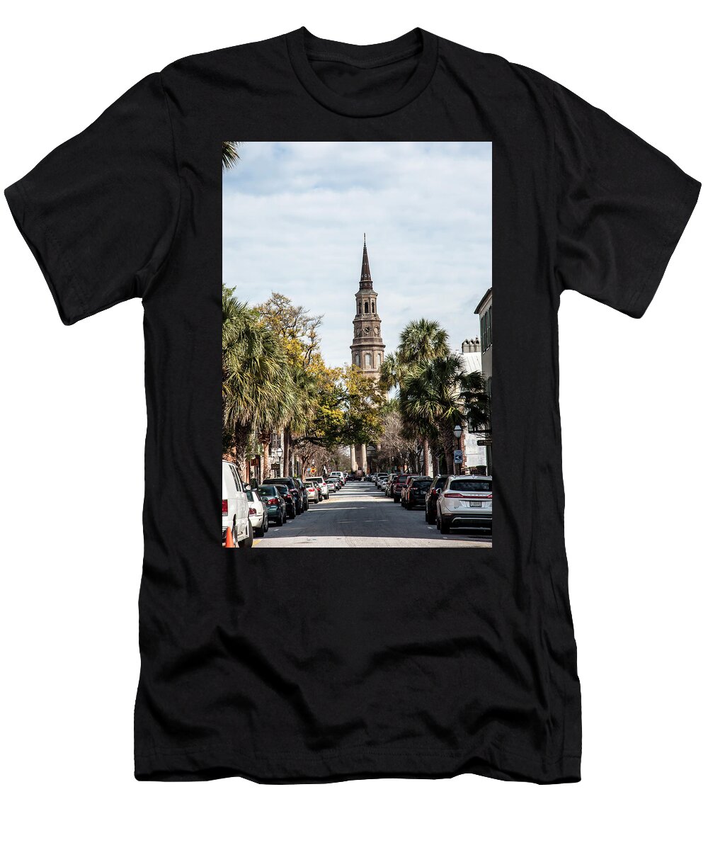 St. Phillips Episcopal Church T-Shirt featuring the photograph St. Phillips Episcopal Church by Norman Johnson