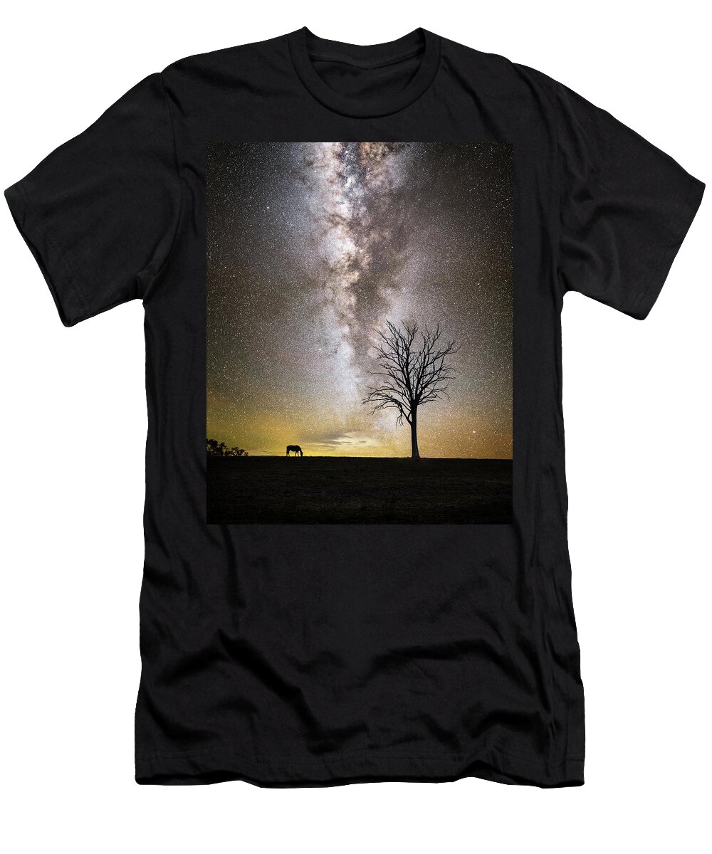 Milky Way T-Shirt featuring the photograph Stargrazing by Ari Rex