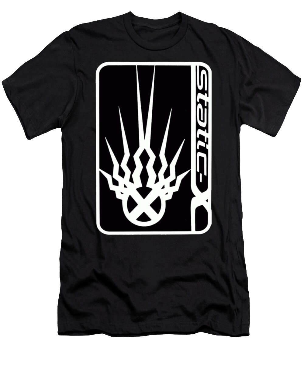 Static X T-Shirt featuring the digital art Static X by Laurence Powell