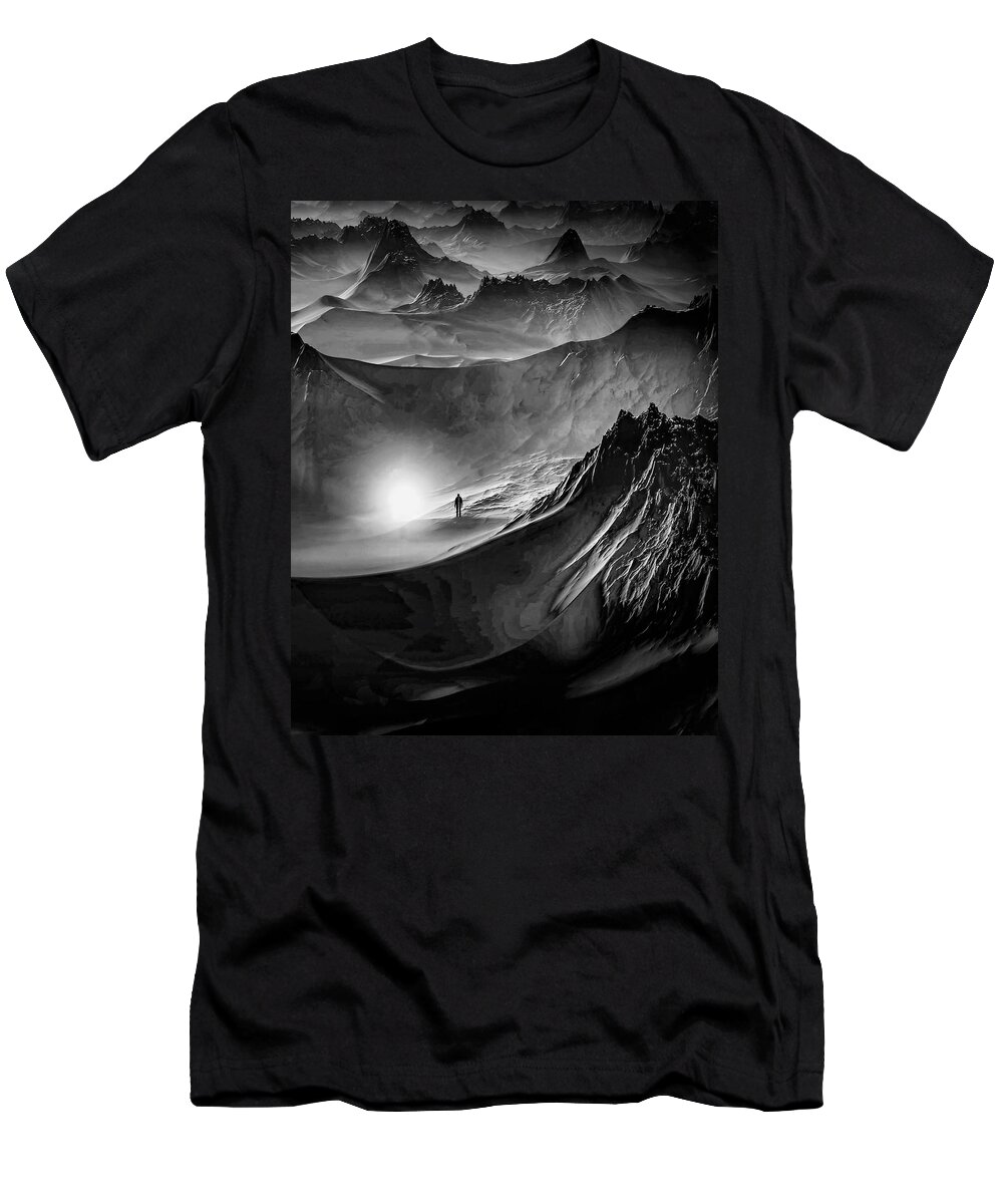 Fine Art T-Shirt featuring the photograph Stealing The Moon by Sofie Conte