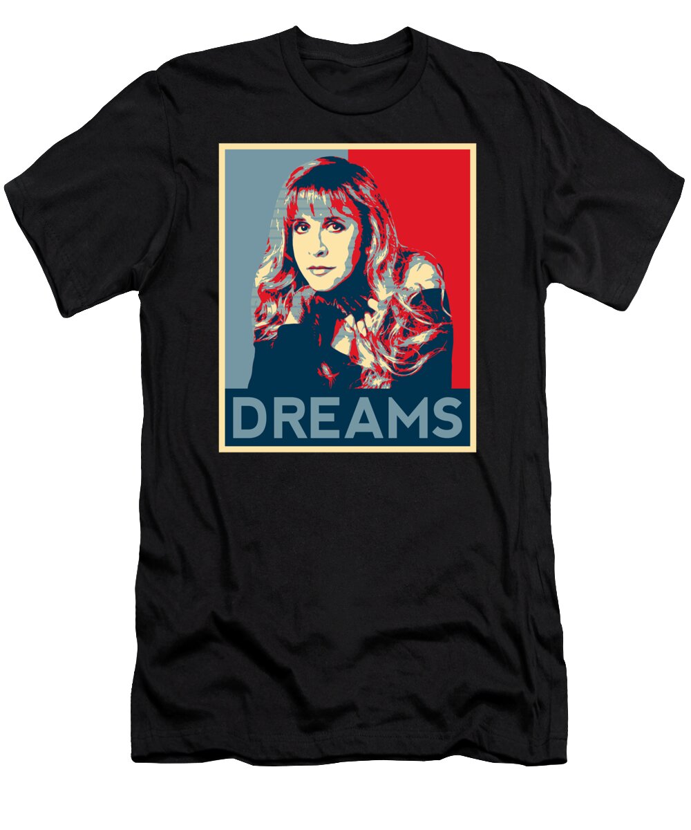 Stevie Nicks T-Shirt featuring the digital art Stevie Nicks Pop Art by Notorious Artist