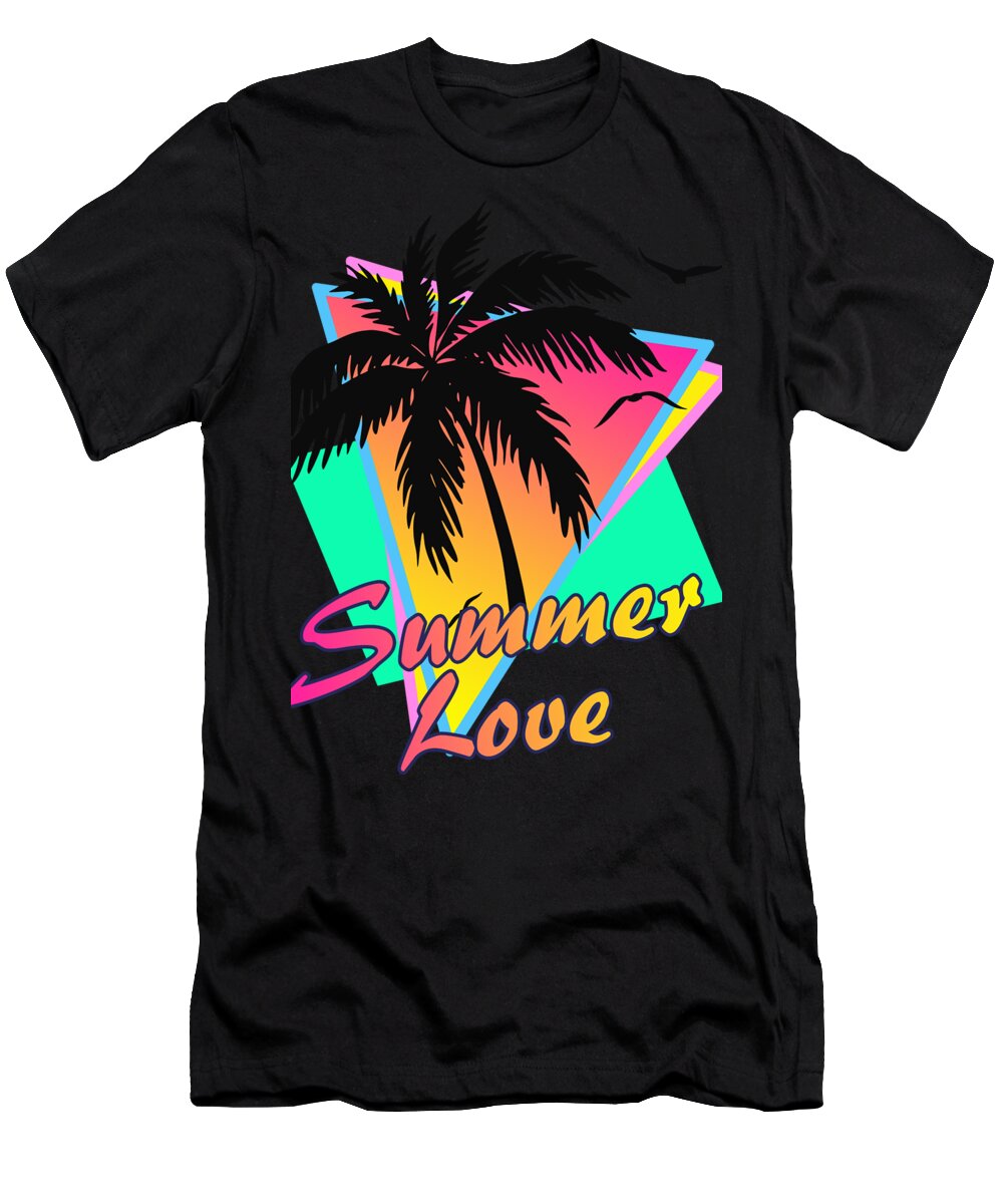 Classic T-Shirt featuring the digital art Summer Lover by Filip Schpindel