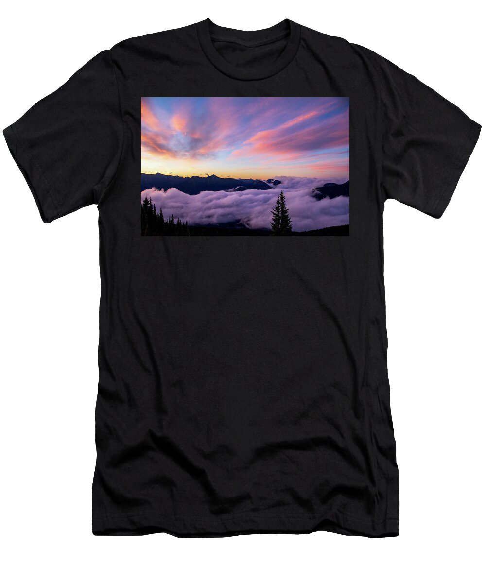 Sunrise At Sunrise Point T-Shirt featuring the photograph Sunrise at Sunrise Point by Lynn Hopwood