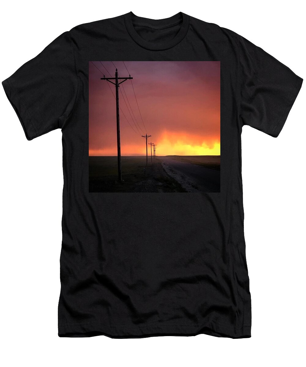 Sunset T-Shirt featuring the photograph Sunset 2 by Julie Powell