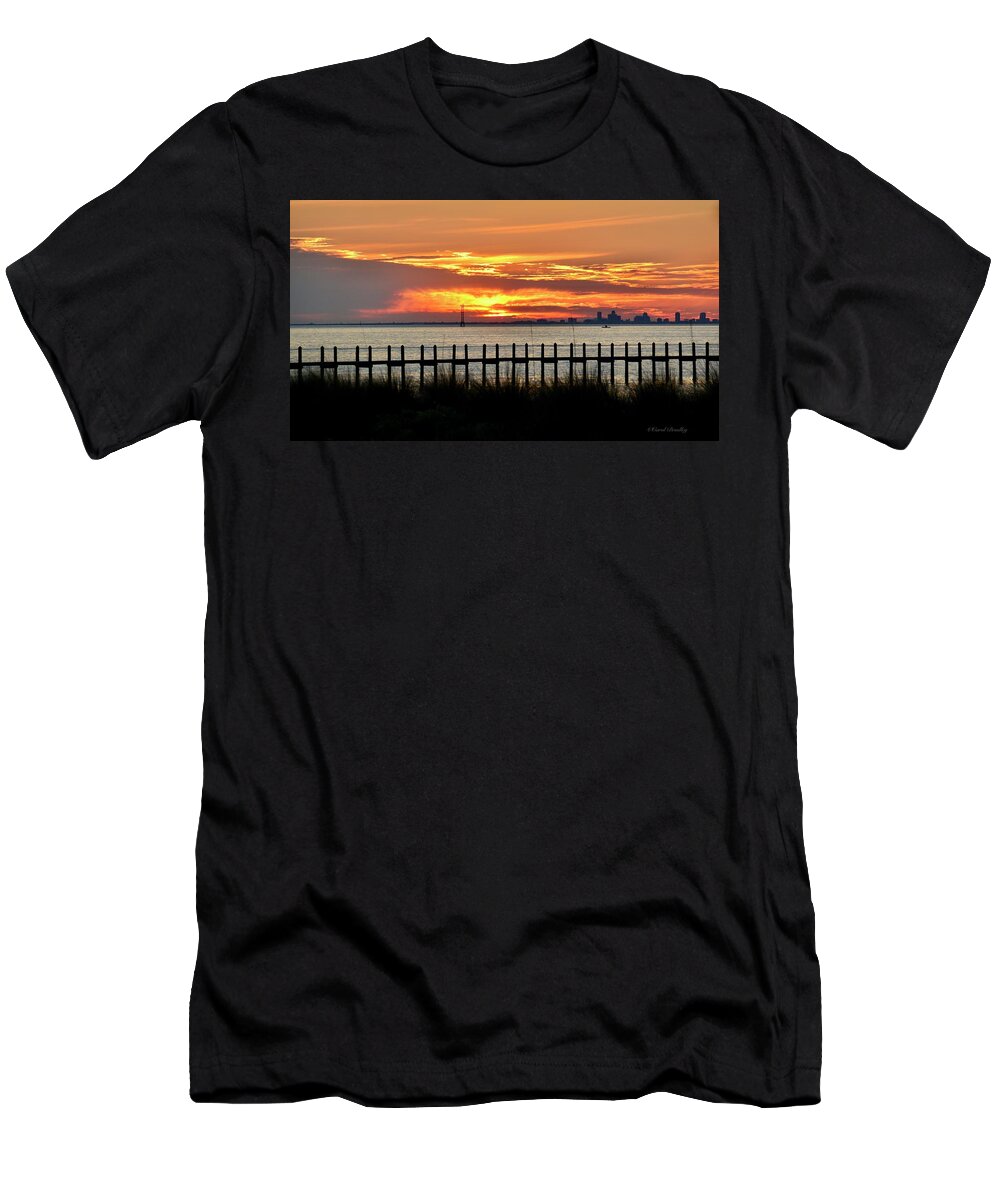 Sunset T-Shirt featuring the photograph Sunset Explosion by Carol Bradley