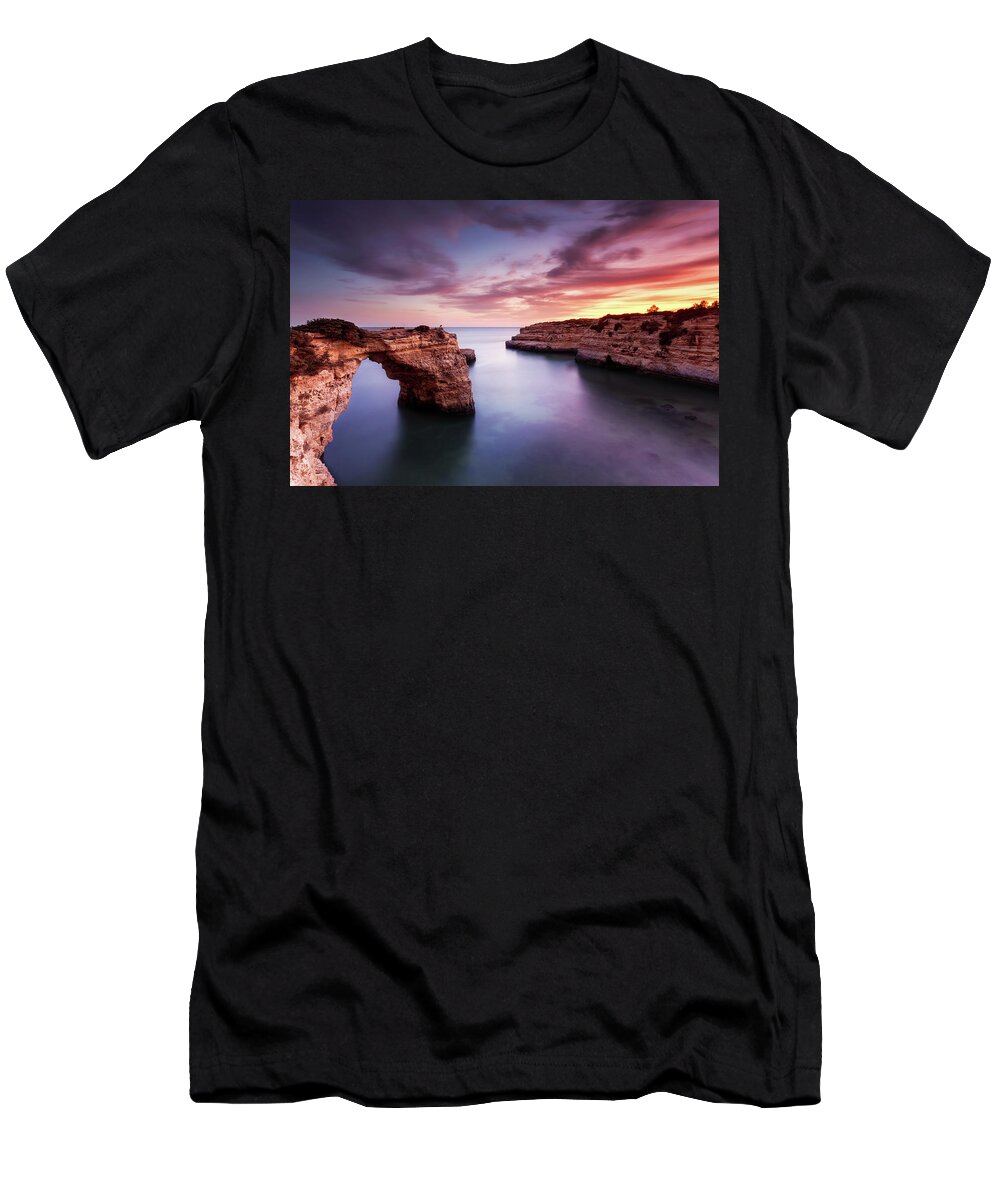 Sunset T-Shirt featuring the photograph Sunset whispers by Jorge Maia