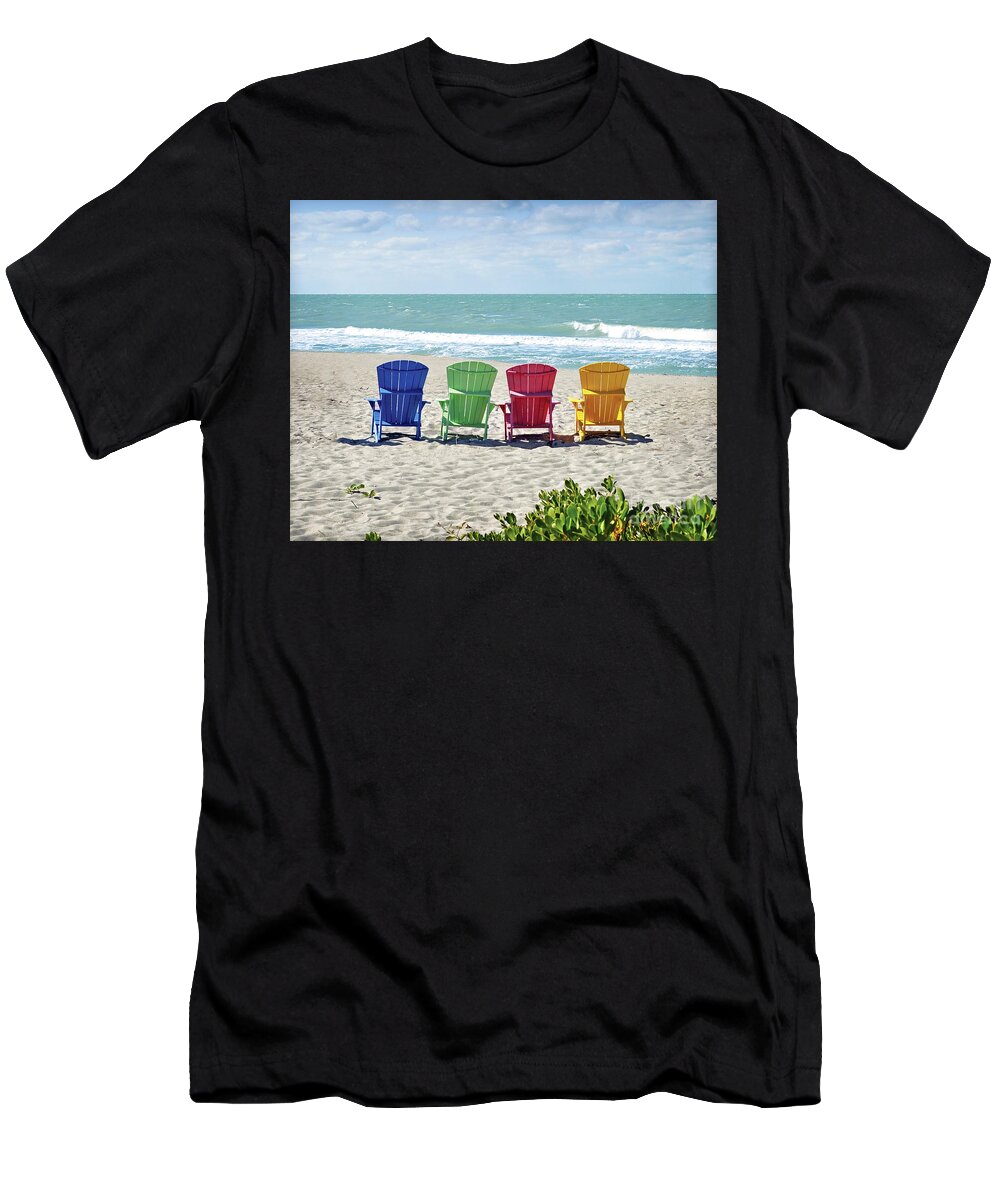 Florida T-Shirt featuring the photograph Surroundings - Colors Of Captiva by Chris Andruskiewicz