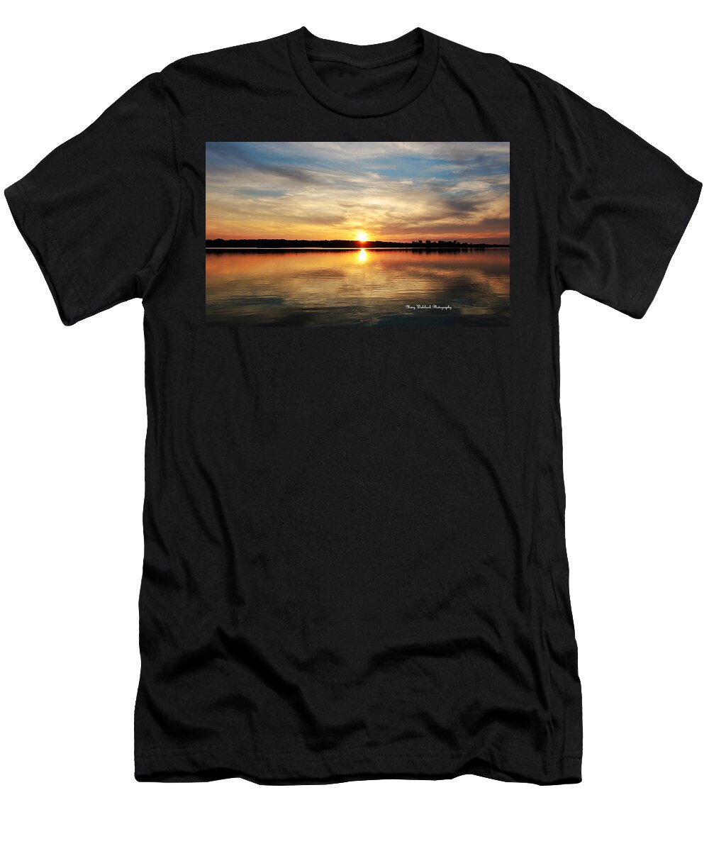 Sunset T-Shirt featuring the photograph Sweet Dreams Sunset by Mary Walchuck