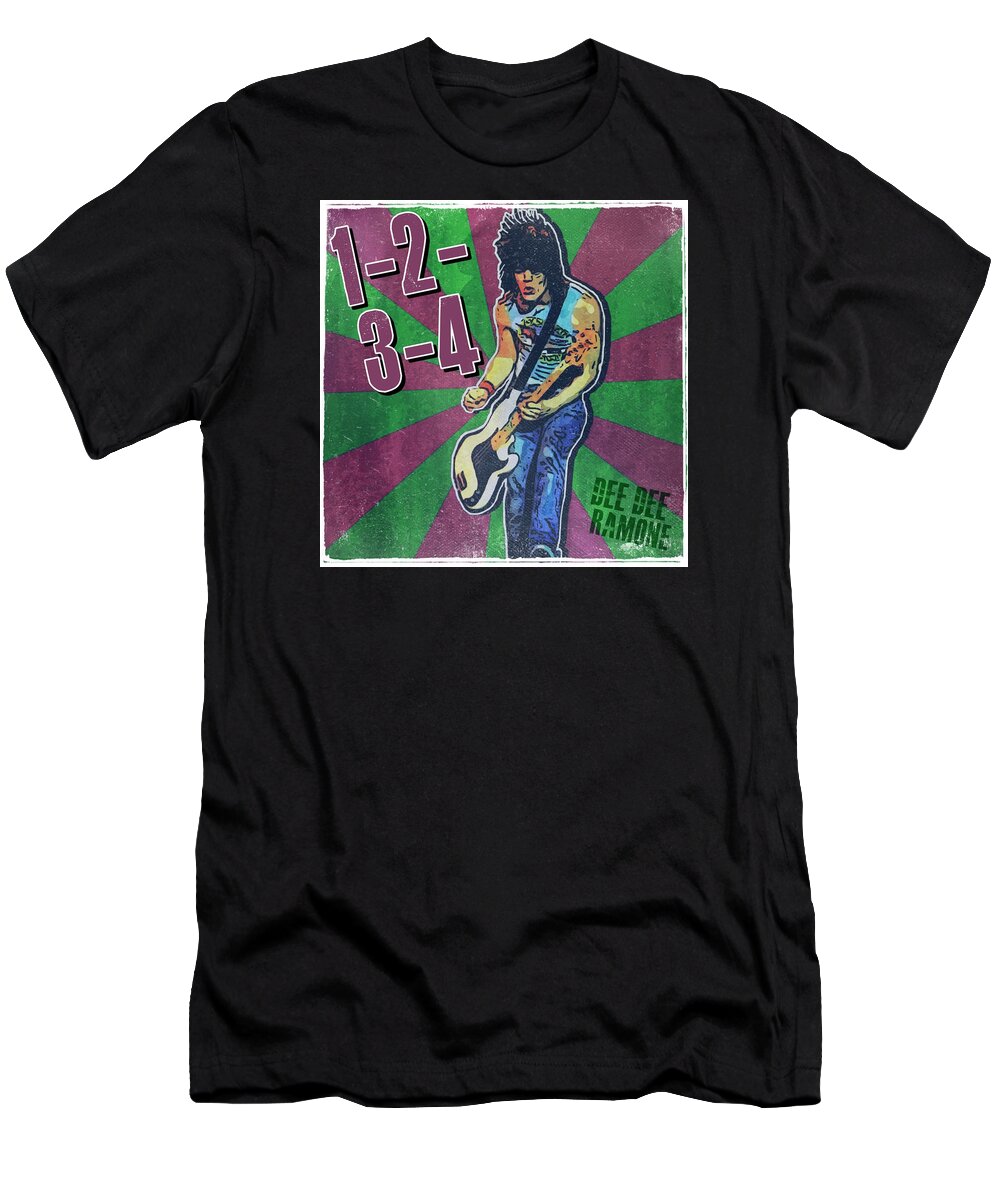 1234 T-Shirt featuring the digital art Take it Dee Dee by Christina Rick