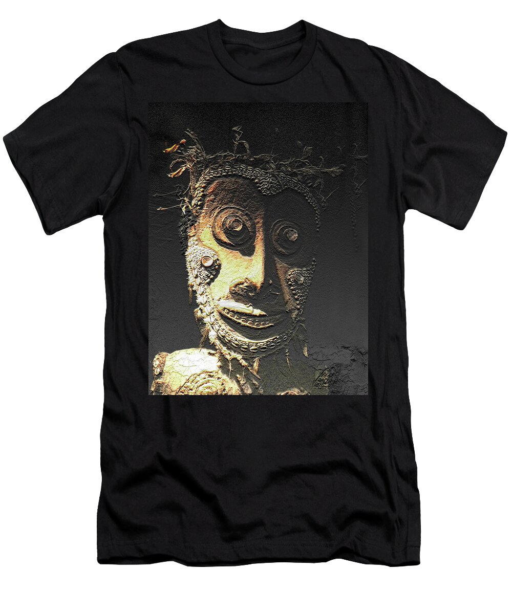 Totem T-Shirt featuring the photograph Teahead Totem VII by Char Szabo-Perricelli