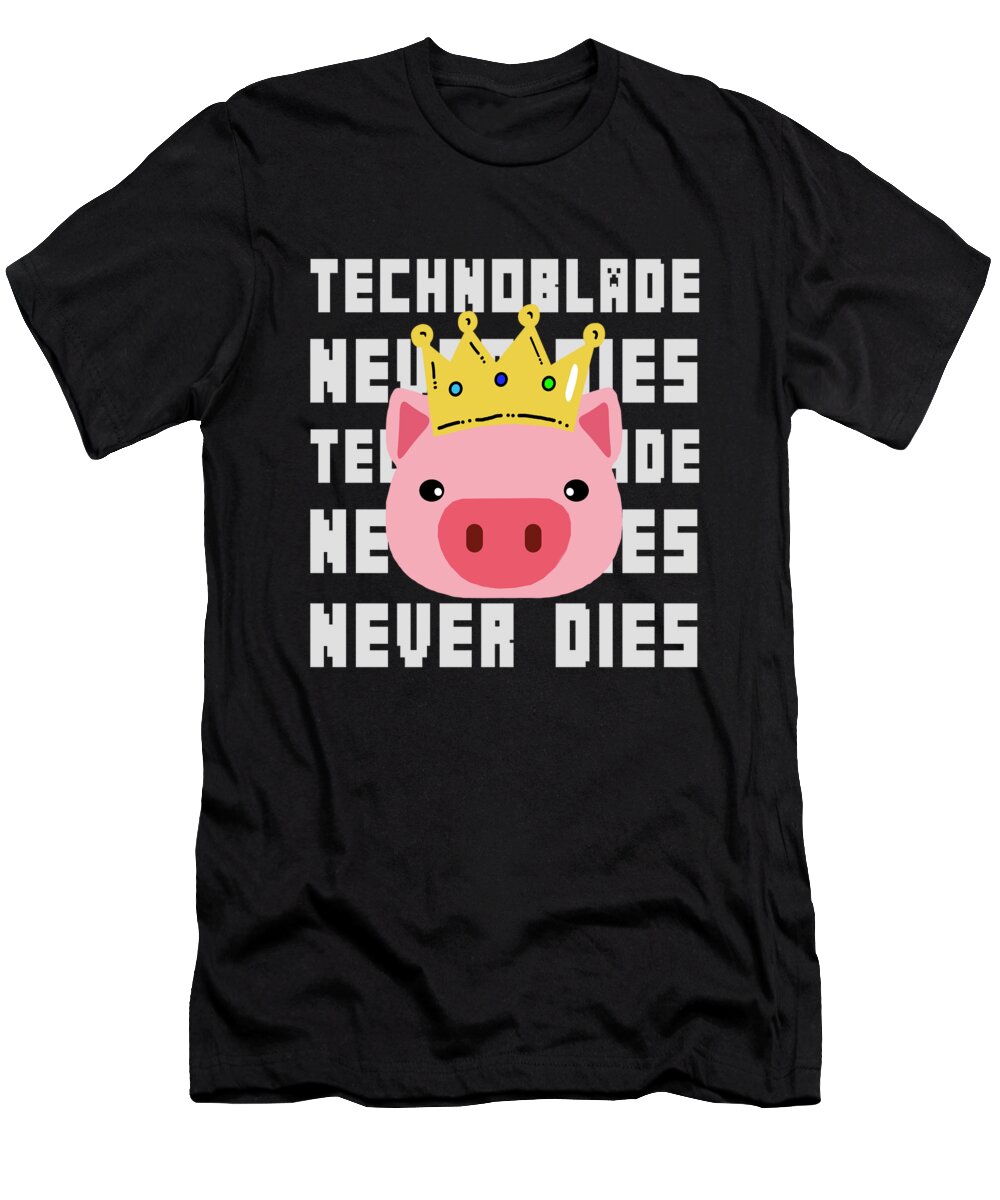 Technoblade never dies - Technoblade merch - Dream SMP Merch Wood Print by  TeamDzShirts - Pixels