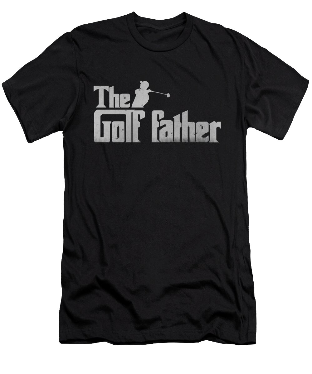Athlete T-Shirt featuring the digital art The Golf Father by Jacob Zelazny
