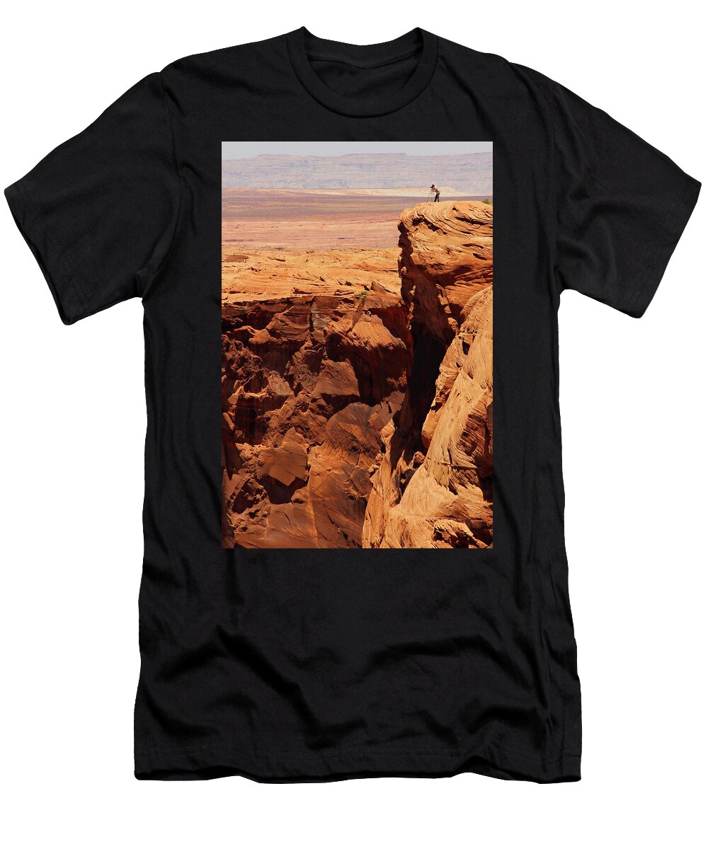 The Photographer T-Shirt featuring the photograph The Photographer by Mike McGlothlen
