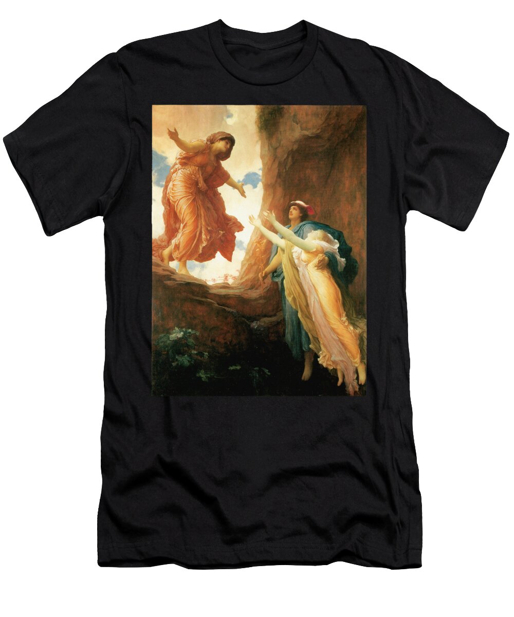 Oil Painting T-Shirt featuring the painting The Return of Persephone 1891 by Frederic Leighton