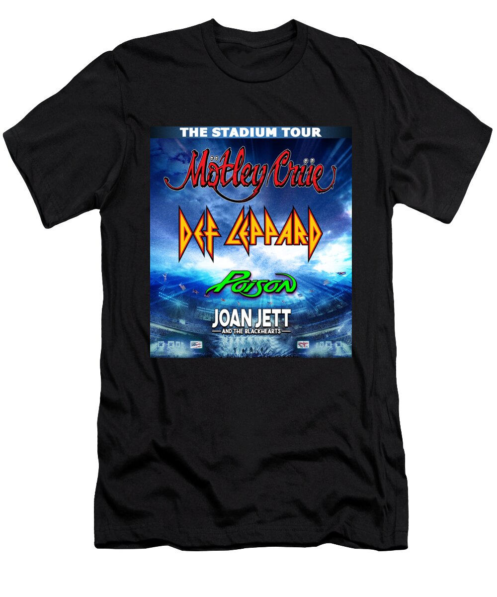 Stilk Autonom Mellemøsten The Stadium Tour Motley Crue Def Leppard Fntrd T-Shirt by Ruth Damaranti -  Pixels