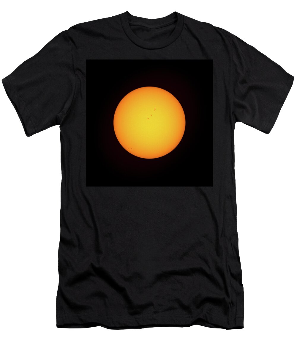 Solar Eclipse T-Shirt featuring the photograph The Sun by David Beechum