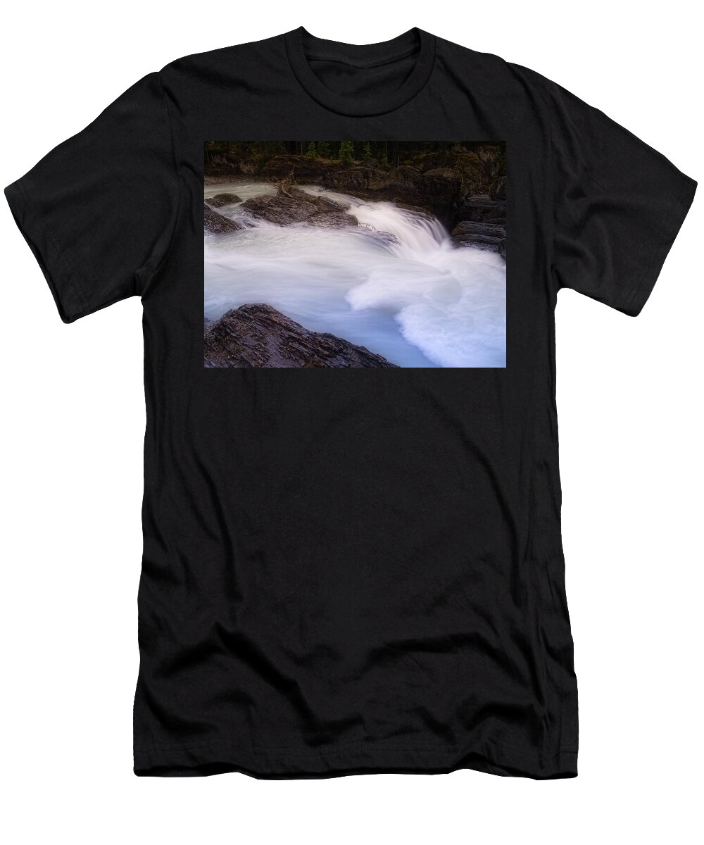 Landscape T-Shirt featuring the photograph The Turmoil At The Top by Allan Van Gasbeck