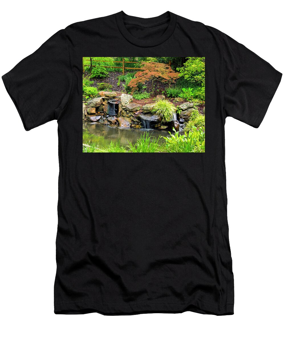 People T-Shirt featuring the photograph The UNC Botanical Garden by M Three Photos