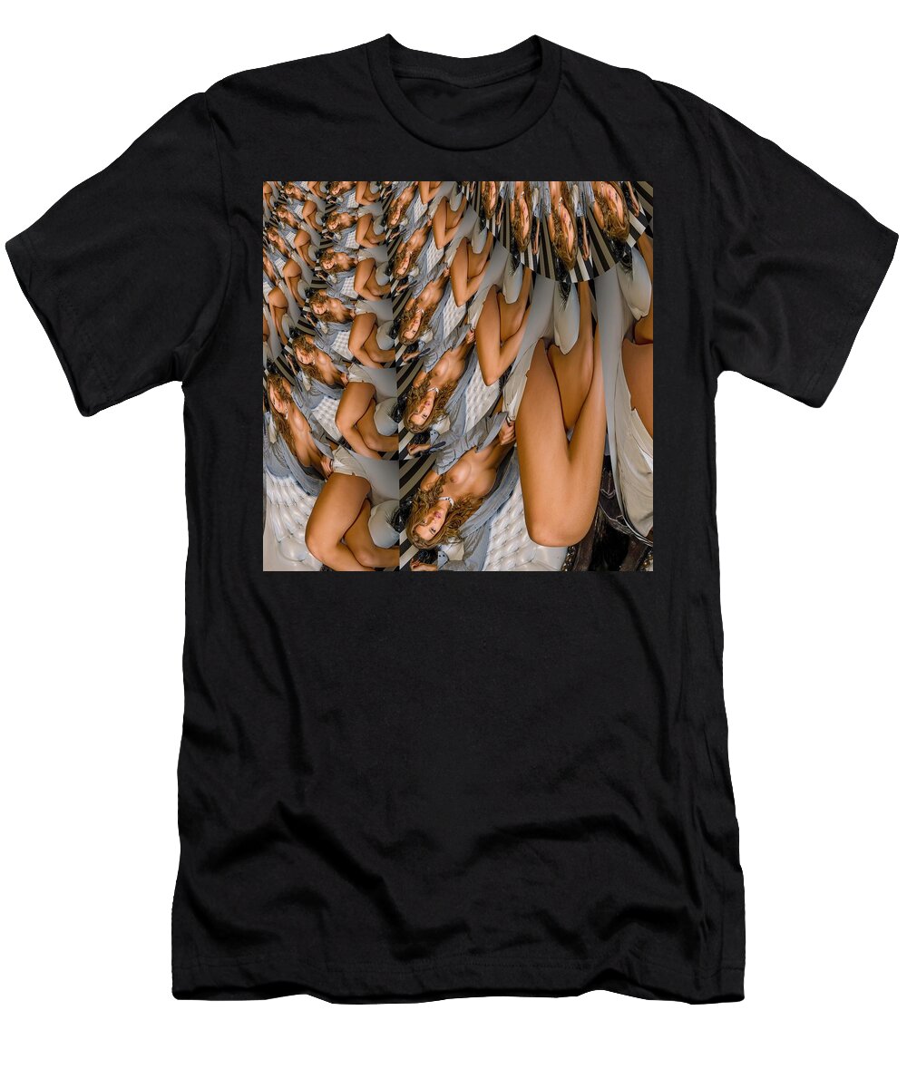Naked T-Shirt featuring the digital art Thesooner Thebetter Symphony by Stephane Poirier