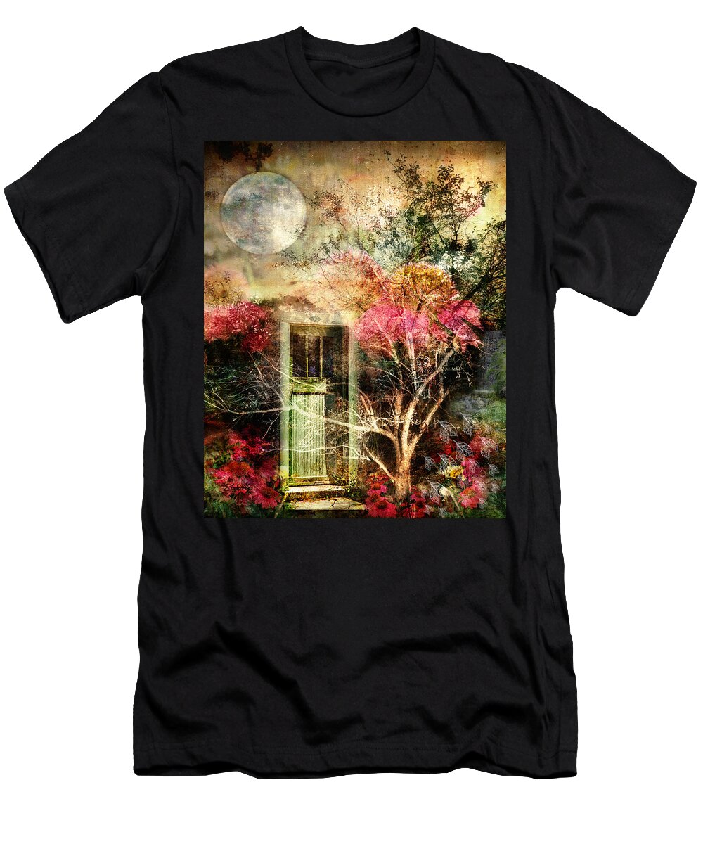 Door T-Shirt featuring the photograph Through the Seasons by Shara Abel