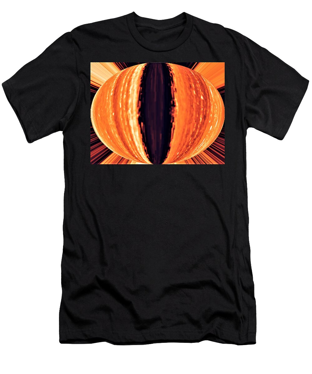 Tiger Eye T-Shirt featuring the digital art Tiger's Eye by Ronald Mills