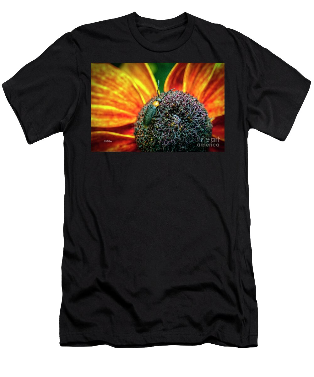 Insects T-Shirt featuring the photograph Tiny World by DB Hayes