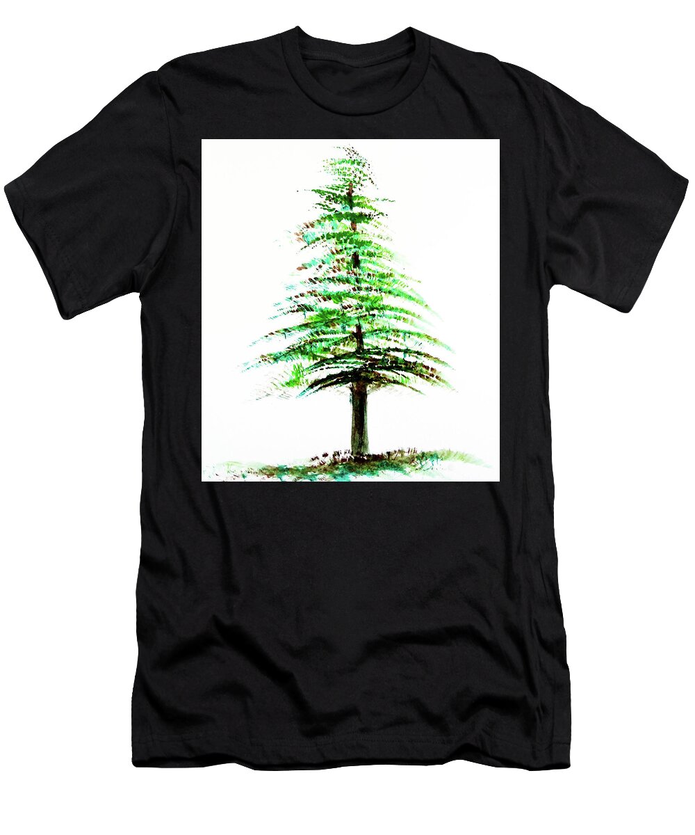 Tree T-Shirt featuring the painting Tree by Faa shie