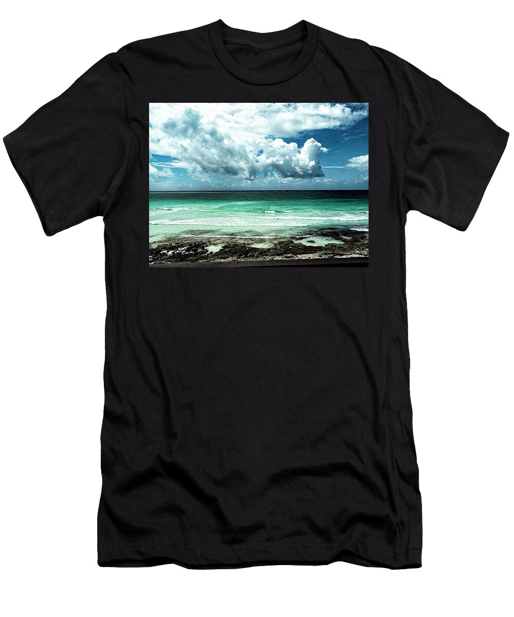 Druified T-Shirt featuring the photograph Tulum Beach by Rebecca Dru