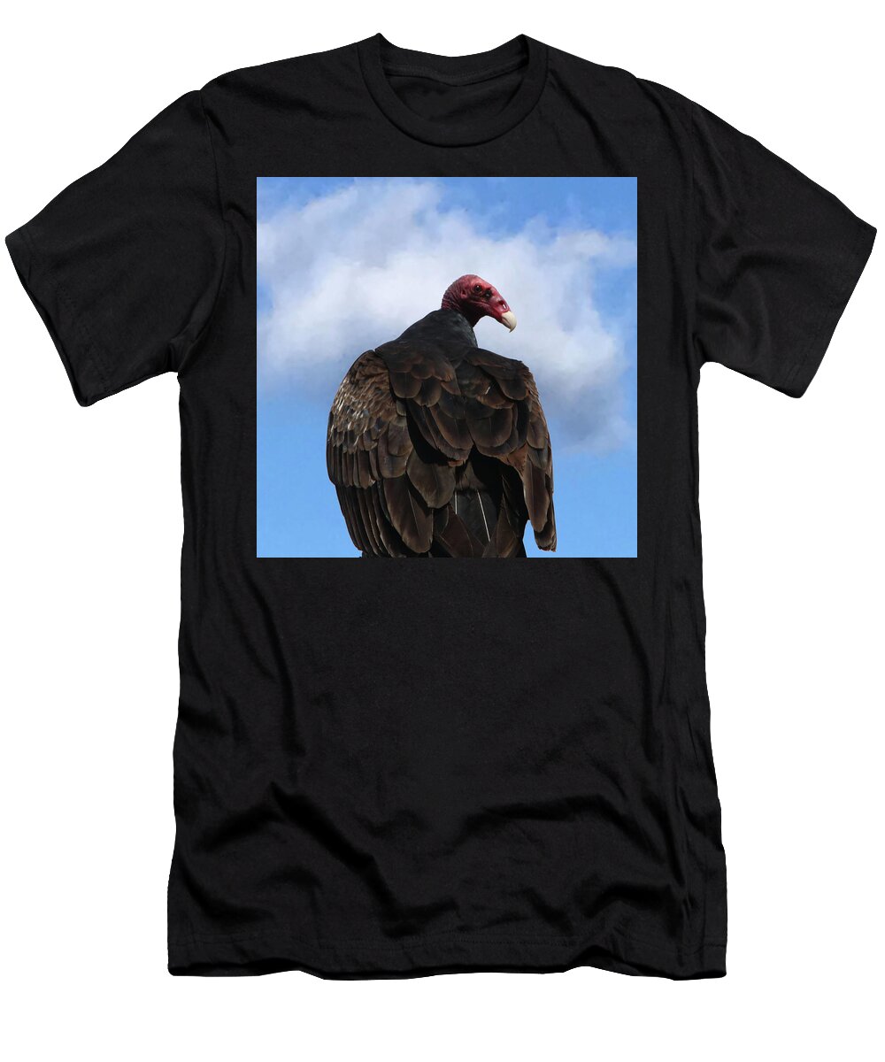 Turkey Vulture T-Shirt featuring the photograph Turkey Vulture by Perry Hoffman