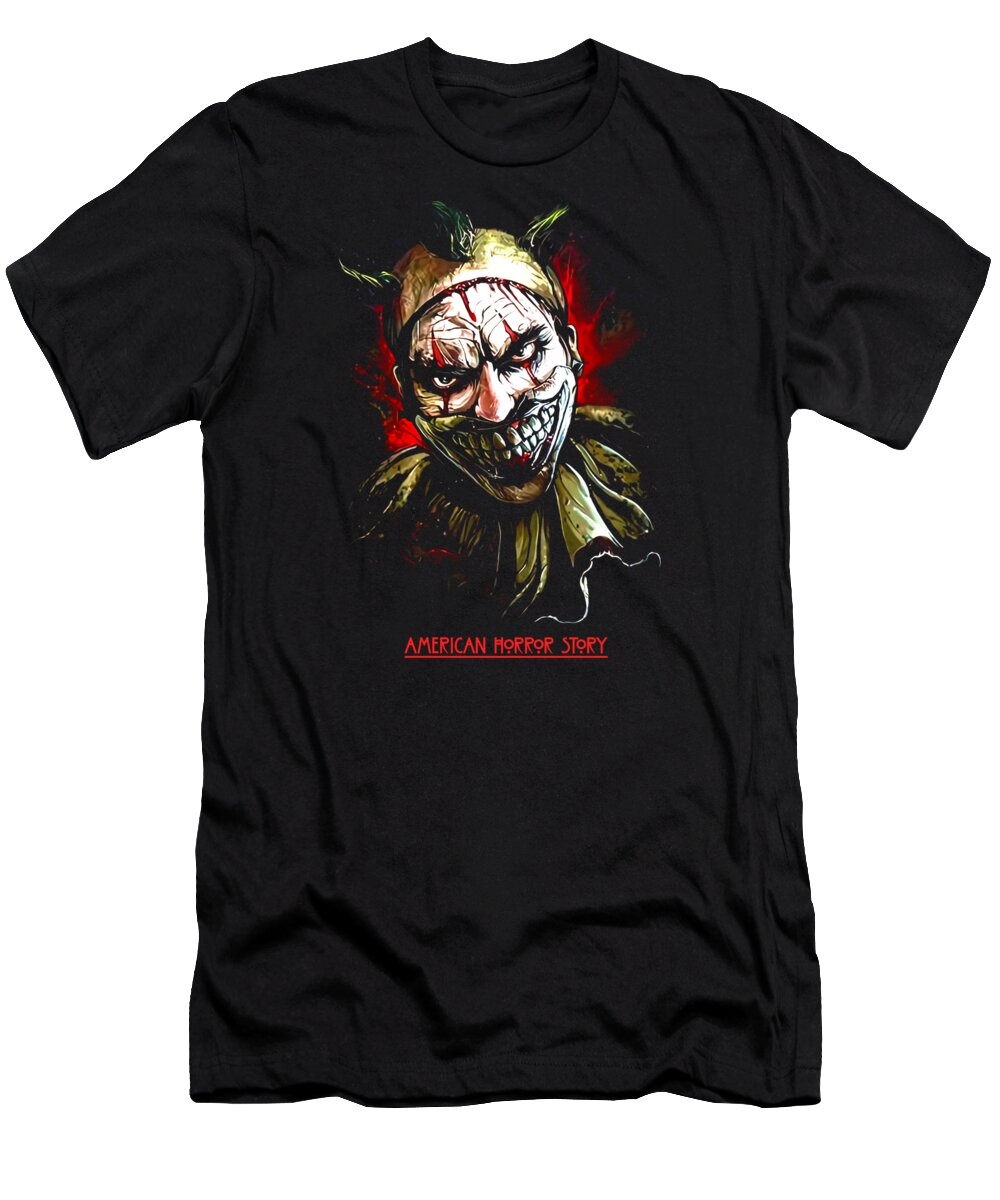 Christmas T-Shirt featuring the digital art Twisty The Clown by Duong Dam