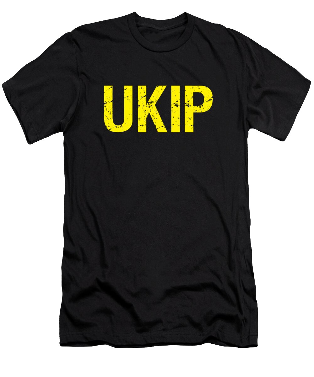 Funny T-Shirt featuring the digital art UKIP UK Independence Party by Flippin Sweet Gear