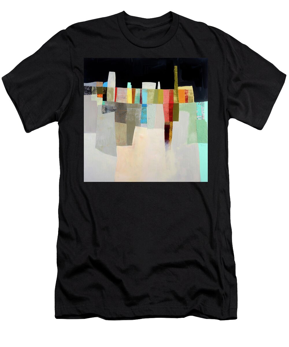 Abstract Art T-Shirt featuring the painting Unveiling #1 by Jane Davies