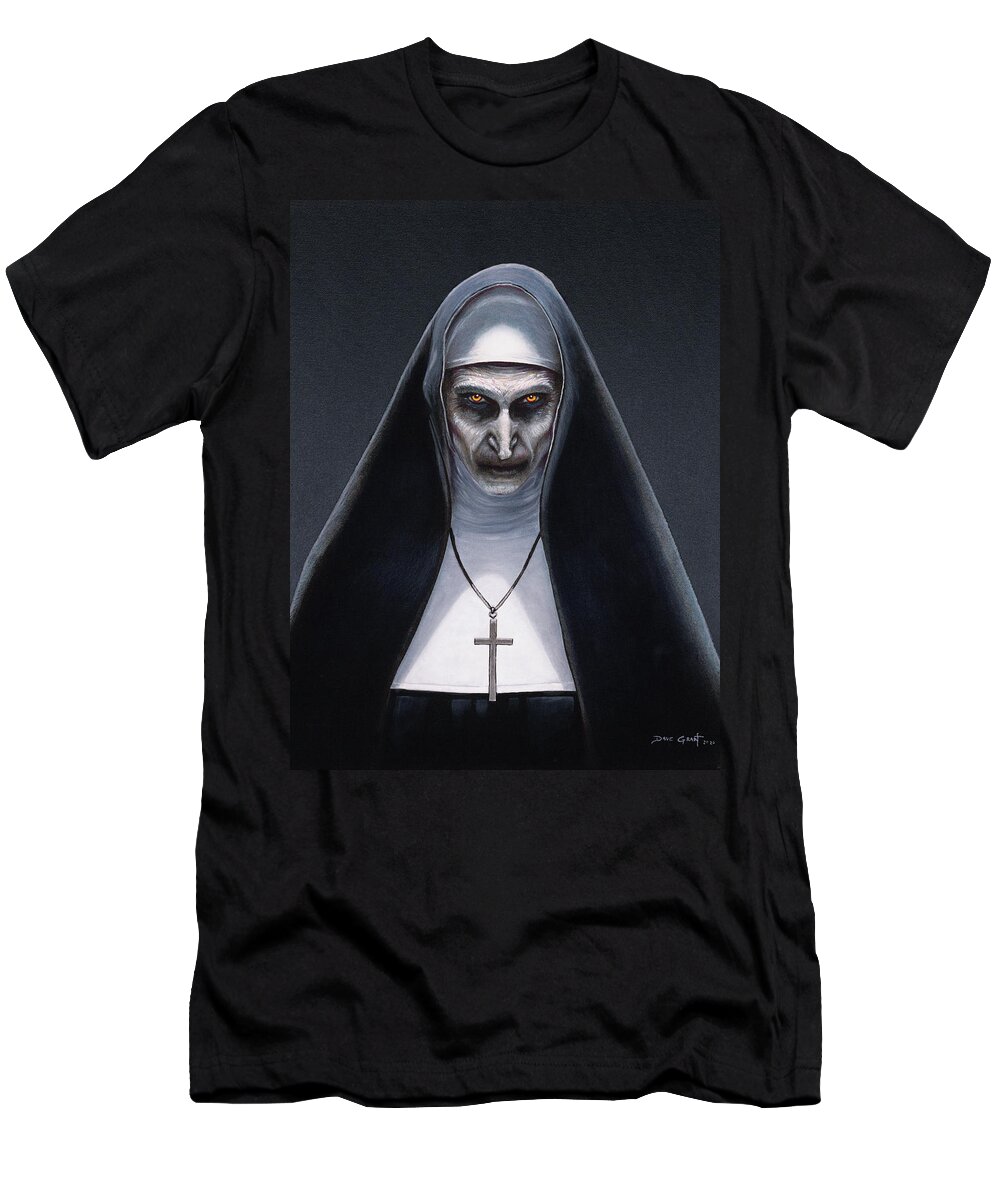 Valak The Demon Nun T-Shirt by David Grant - Pixels