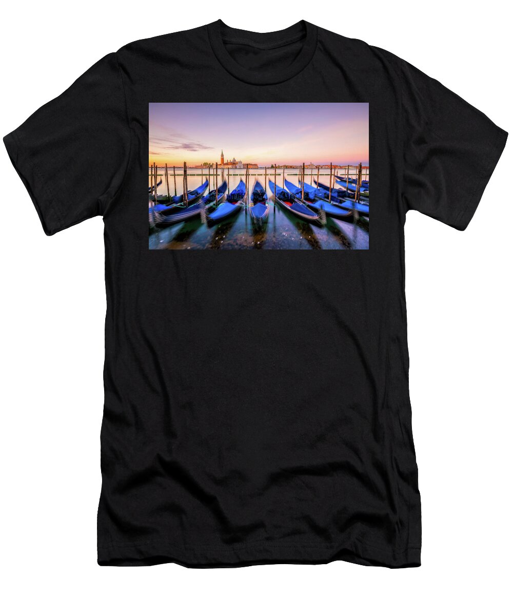 Venice T-Shirt featuring the photograph Venice 22 by Aloke Design