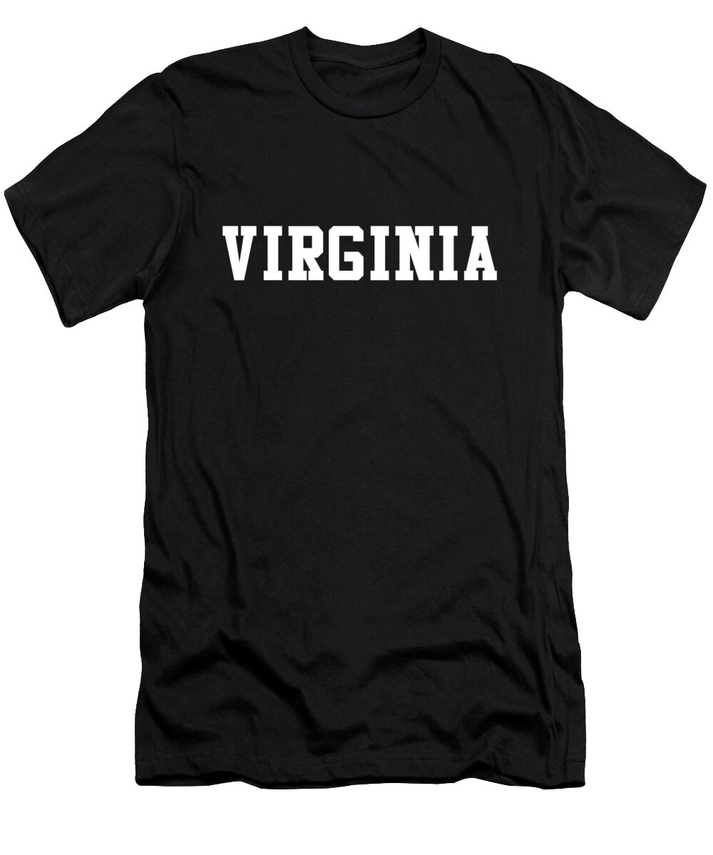Funny T-Shirt featuring the digital art Virginia by Flippin Sweet Gear