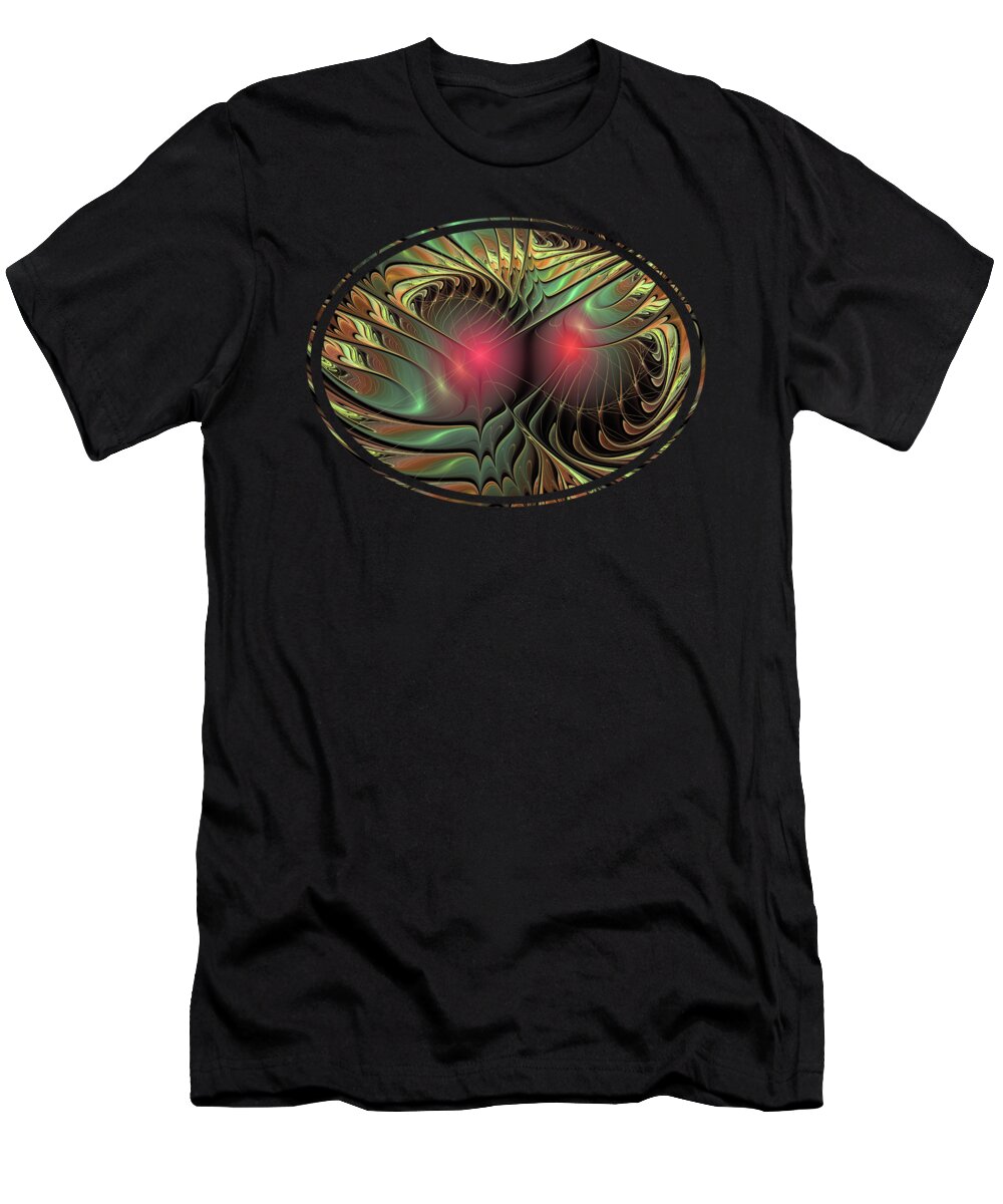 Abstract T-Shirt featuring the digital art What You See by Anastasiya Malakhova