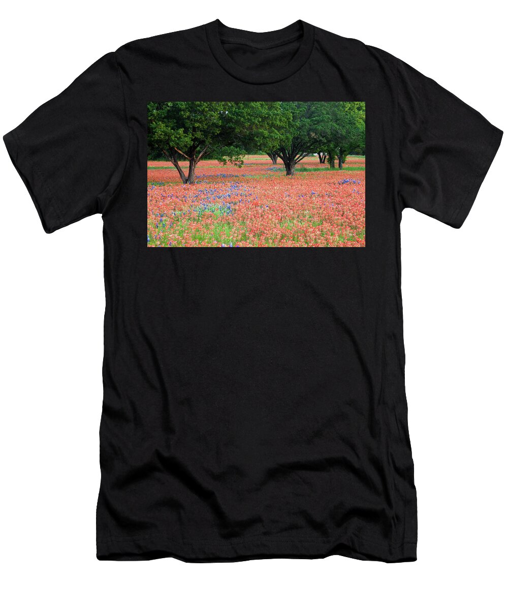 Abundance T-Shirt featuring the photograph Wildflower Field by Eggers Photography