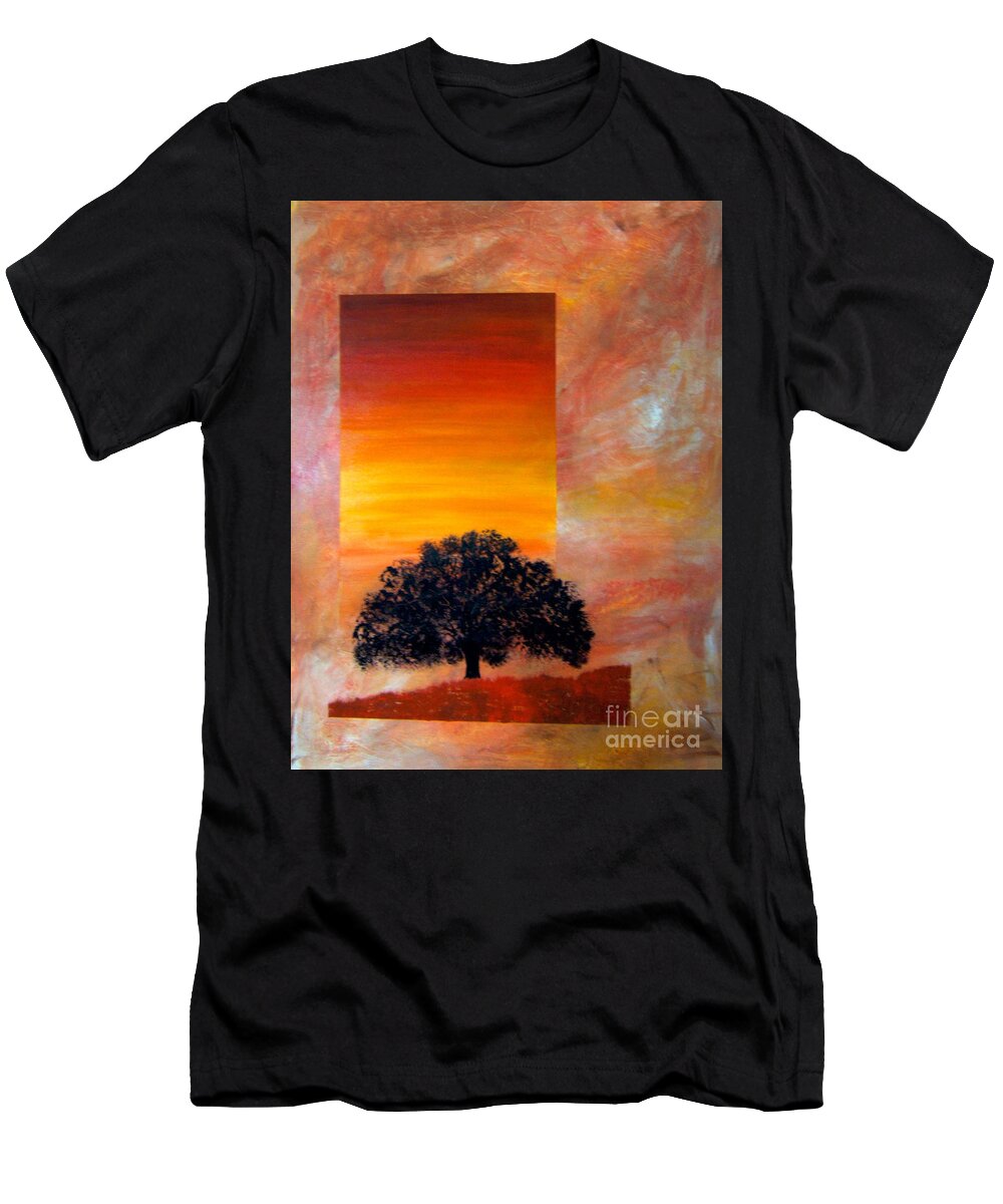 Acrylic Painting T-Shirt featuring the painting Windows #12 by William Renzulli
