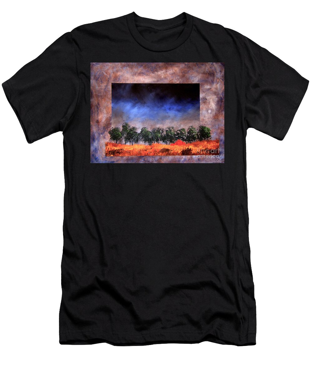 Acrylic T-Shirt featuring the painting Windows #20 by William Renzulli