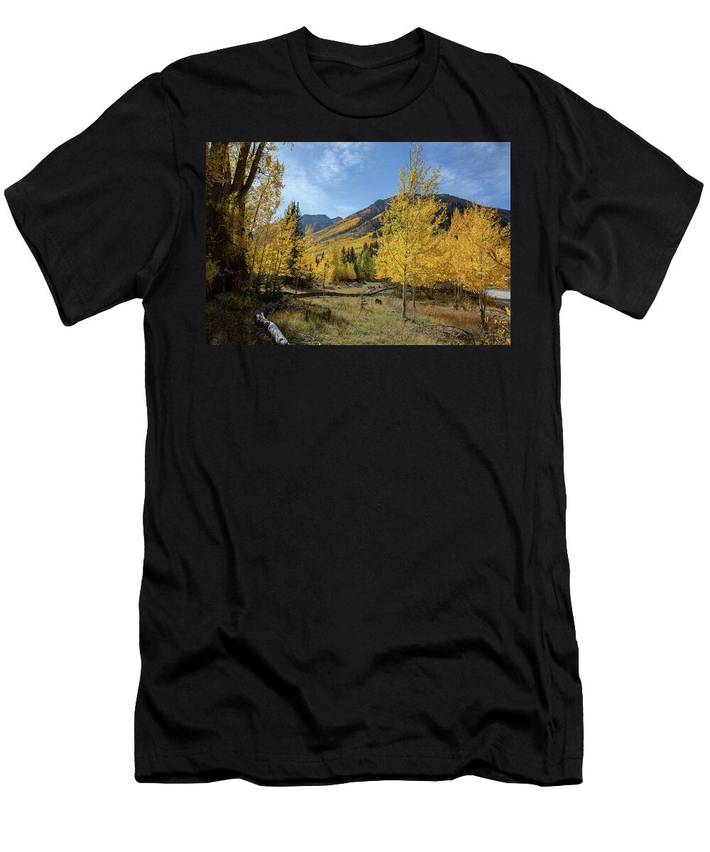 Nature T-Shirt featuring the photograph Yellow and Blue by Steve Templeton