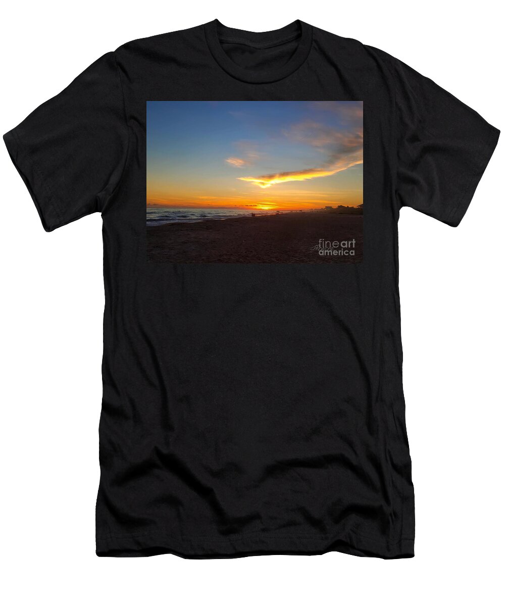 Sky T-Shirt featuring the photograph Yellow Cloud by Joe Roache