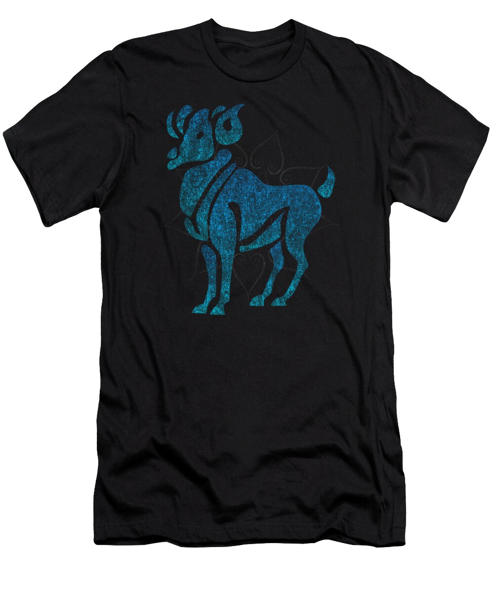 Funny T-Shirt featuring the digital art Zodiac Sign Pisces by Flippin Sweet Gear